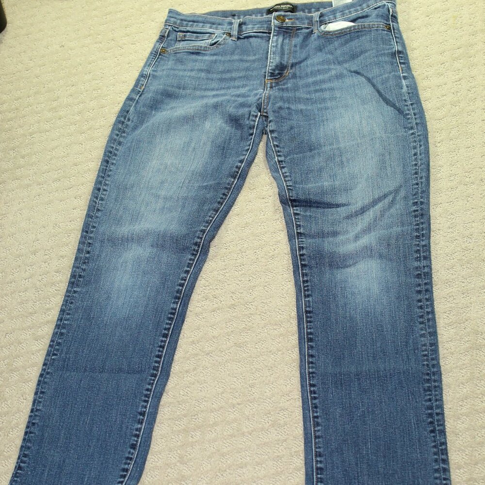 Banana Republic Jeans Womens Blue Girlfriend Mid Rise Size 29/8 (29x28 Measured)
